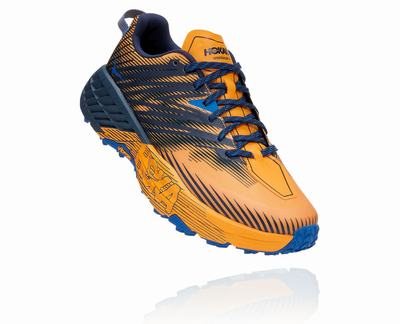 Hoka One One Speedgoat 4 Férfi Túracipő - Fekete [H8340-524]